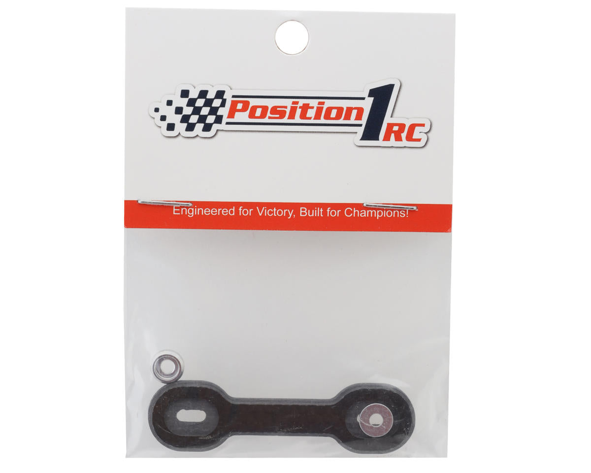 Position 1 RC Universal Carbon Fiber One Piece Wing Button Plate (Carbon)