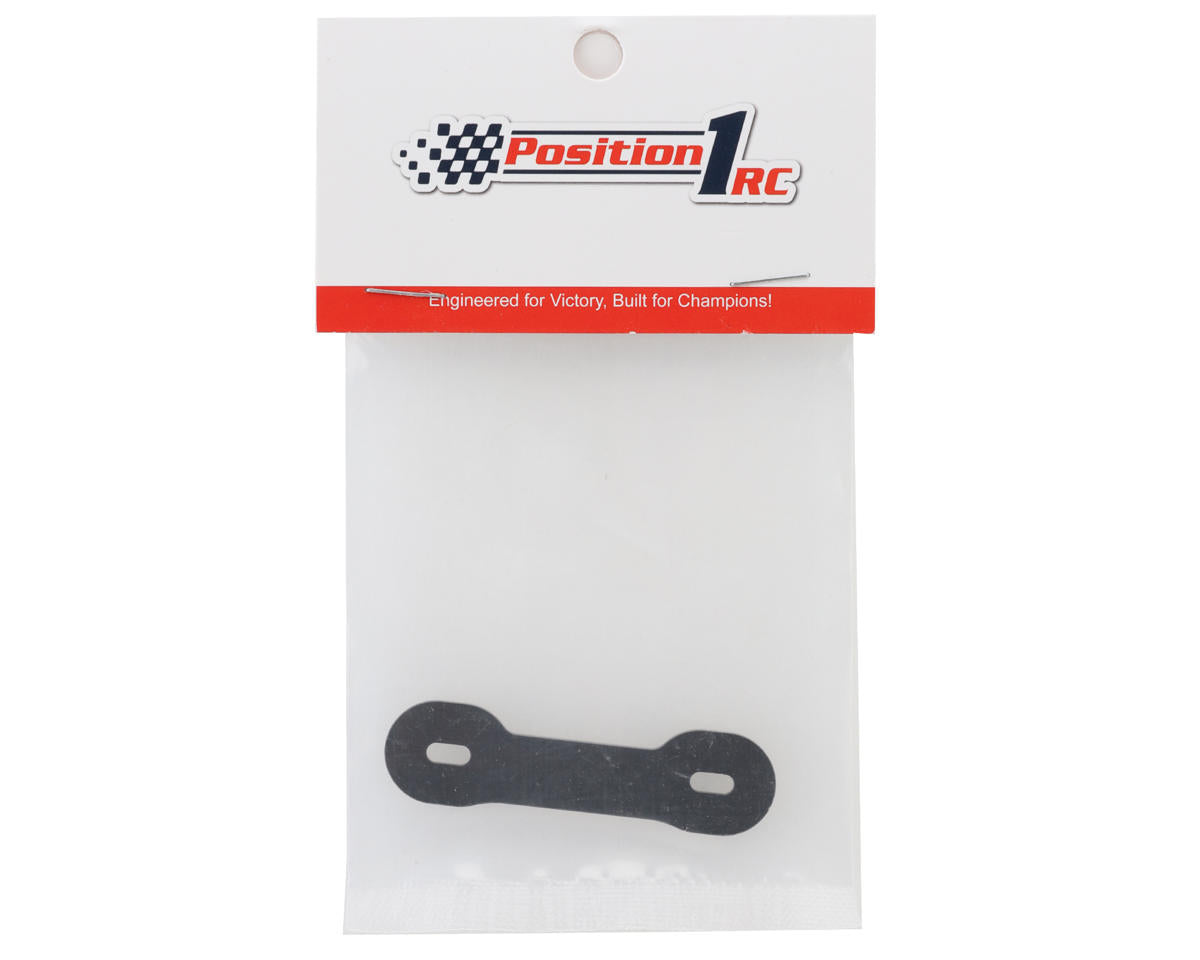 Position 1 RC Universal Aluminum One Piece Wing Button Plate (Grey)
