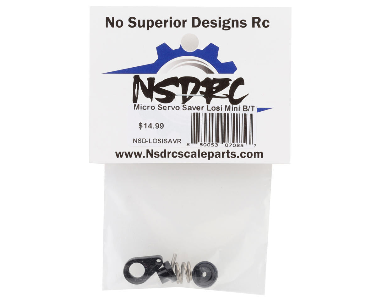 No Superior Designs RC Losi Mini-B/Mini-T Aluminum Micro Servo Saver (25T)
