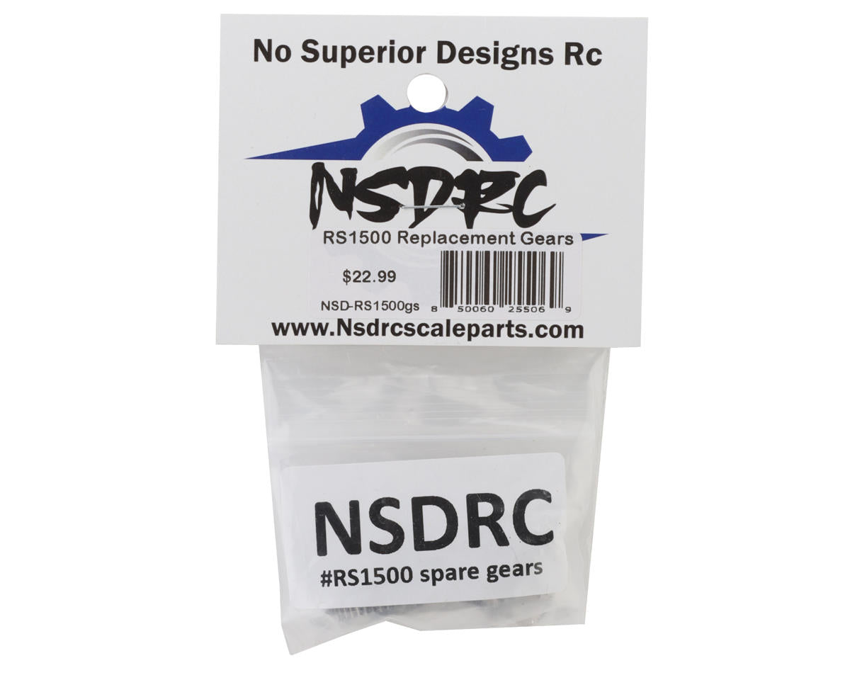No Superior Designs RC RS1500 Servo Gear Set