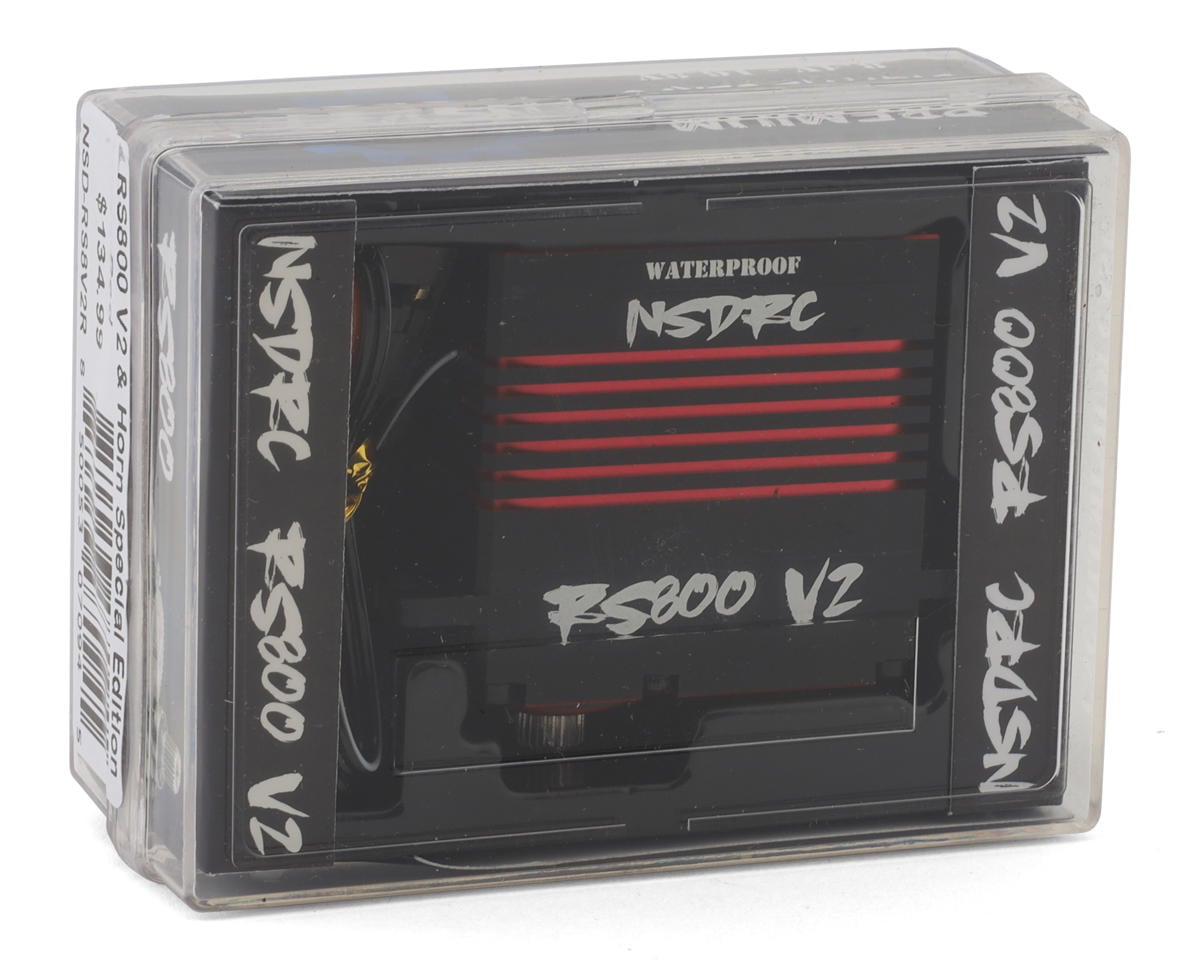 No Superior Designs RC RS800 V2 Waterproof Brushless Aluminum Case Servo (HV)