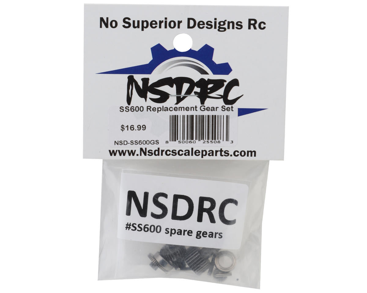 No Superior Designs RC SS600 Extreme Servo Gear Set