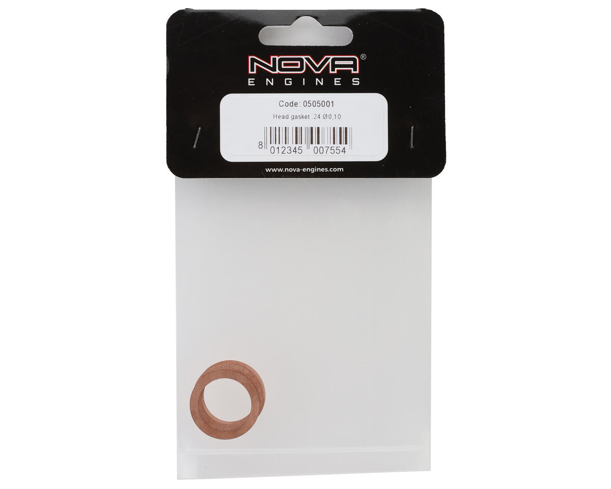 Nova Engines .24 Truggy Head Gasket Shims (4) (0.10mm)