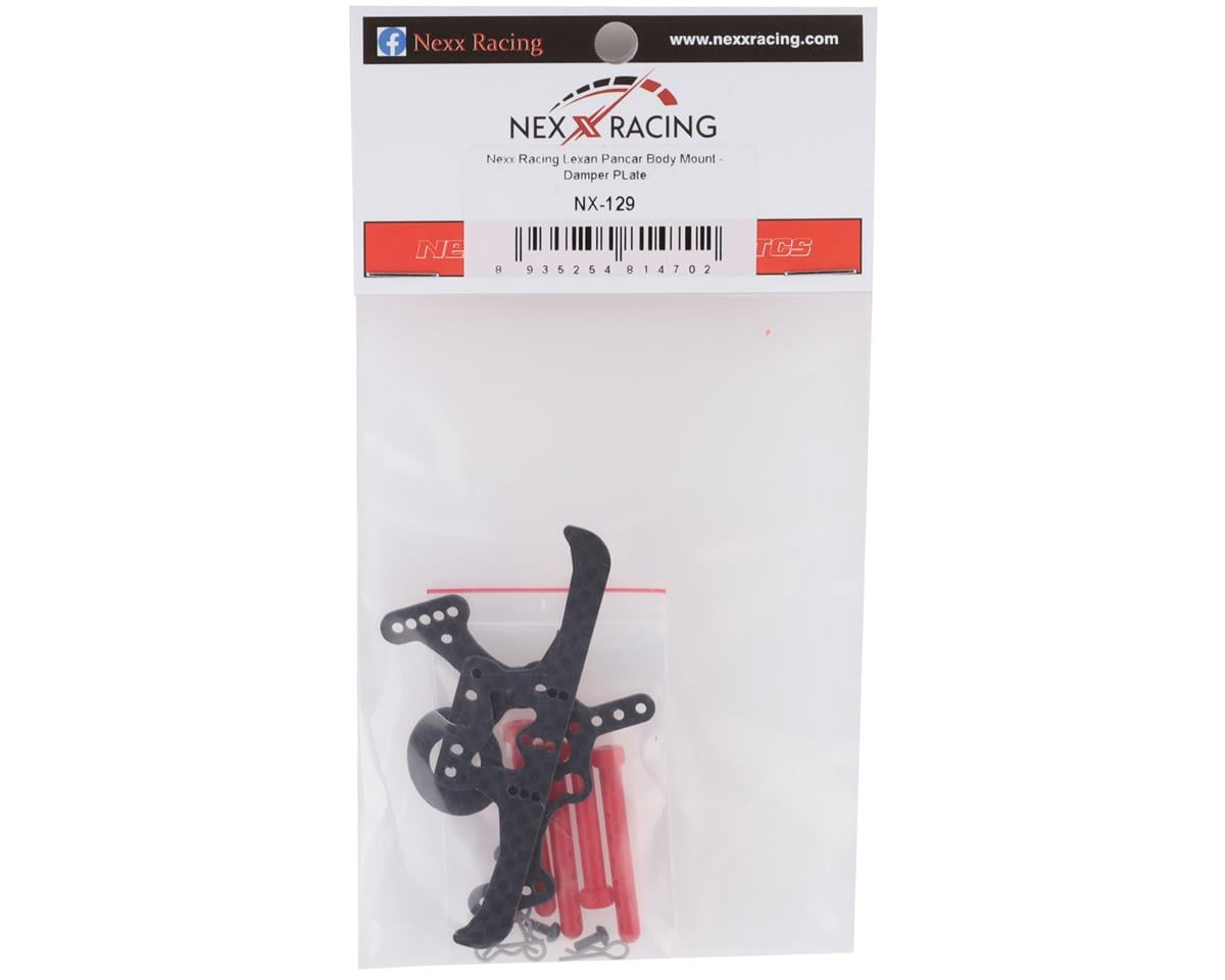NEXX Racing Kyosho Mini-Z Lexan Pan Car Body Mount & Damper Plate (98-102mm)