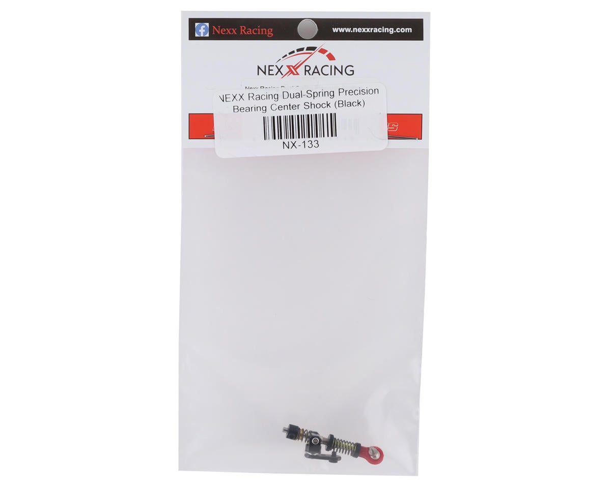 NEXX Racing Dual-Spring Precision Bearing Center Shock (Black)