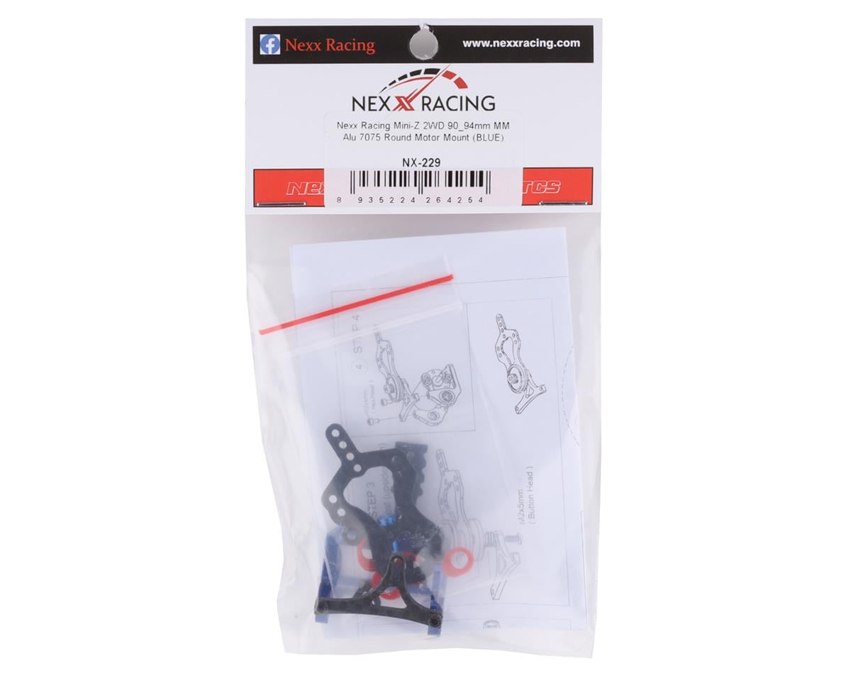 NEXX Racing Aluminum Round Motor Mount for 90-94mm MM (Blue)