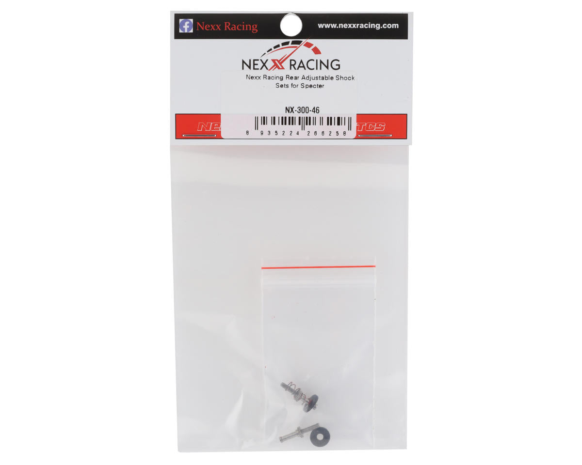 NEXX Racing Specter Adjustable Rear Shock Sets