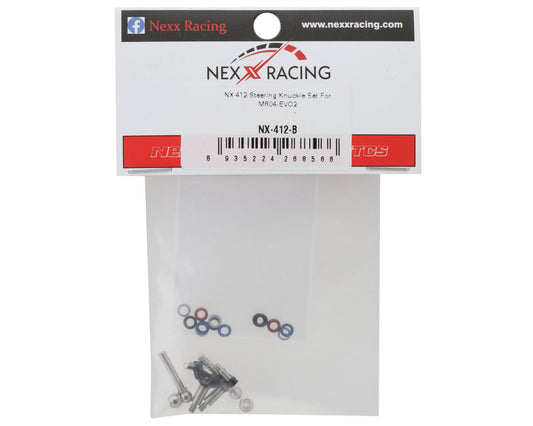 NEXX Racing Mini-Z MR04-EVO2 Aluminum Steering Knuckles (Black) (2)