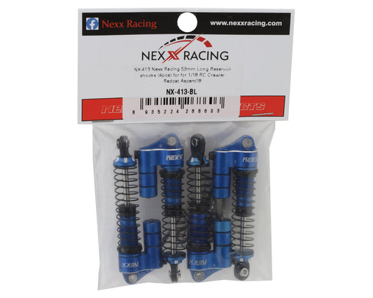 NEXX Racing Redcat Ascent-18 59mm Aluminum Oil-Filled Reservoir Shocks