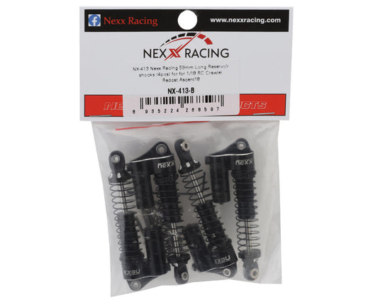 NEXX Racing Redcat Ascent-18 59mm Aluminum Oil-Filled Reservoir Shocks