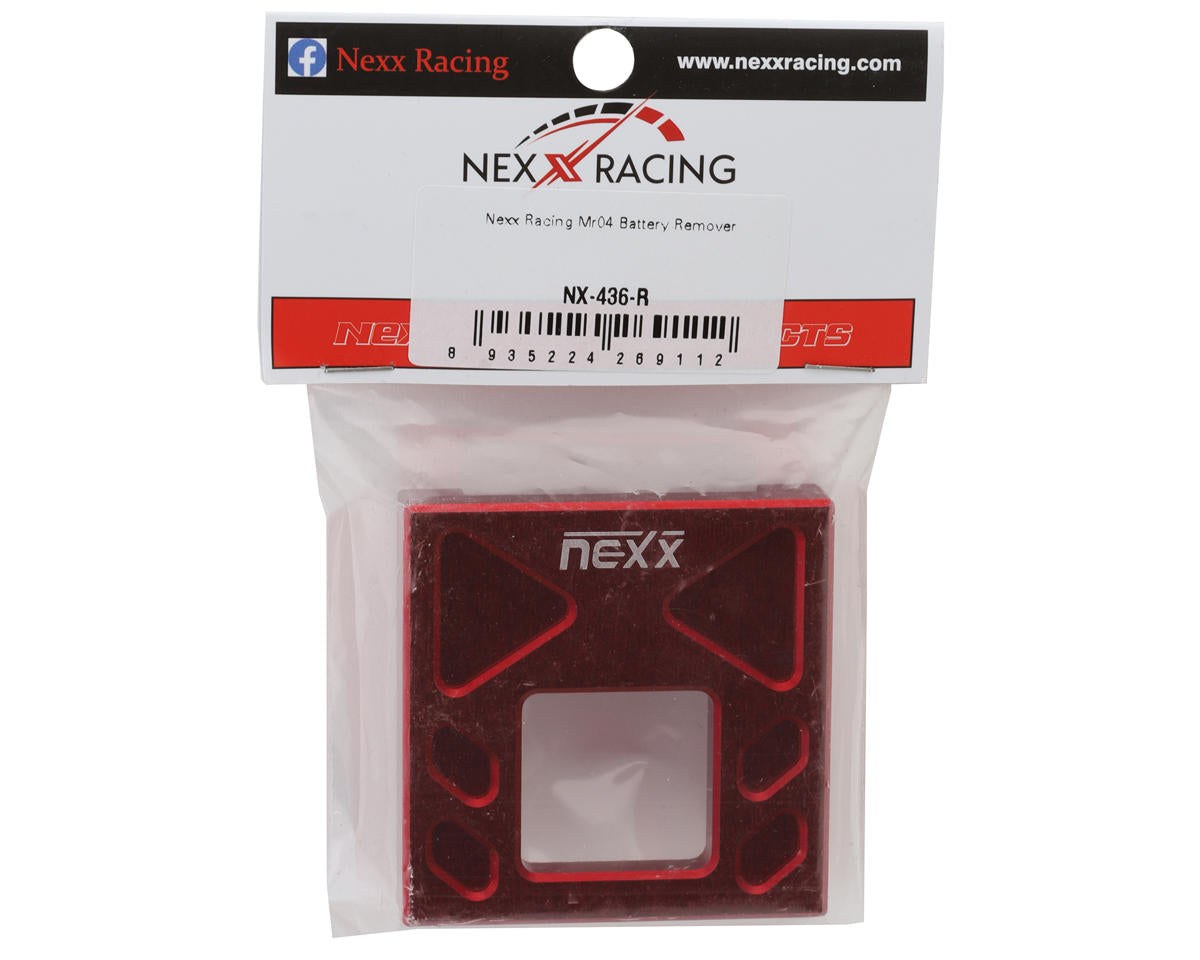 NEXX Racing Mini-Z MR-04 Aluminum Battery Remover/Car Stand (Red)
