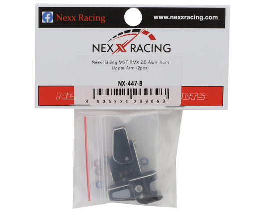 NEXX Racing MST RMX2.5 Aluminum Upper Suspension Arms (Black) (2)
