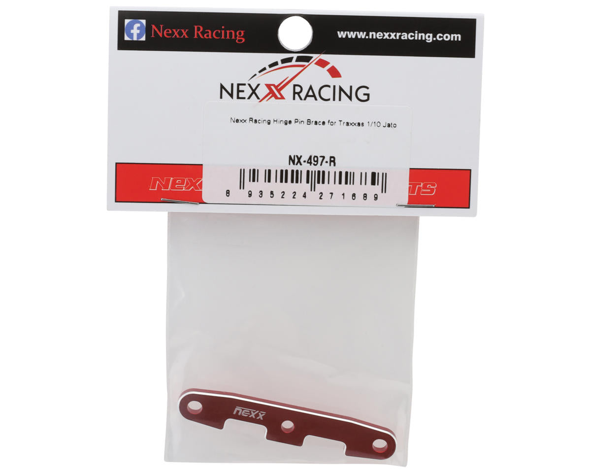 NEXX Racing Aluminum Hinge Pin Mount for Traxxas® Jato® 4x4 (Red)