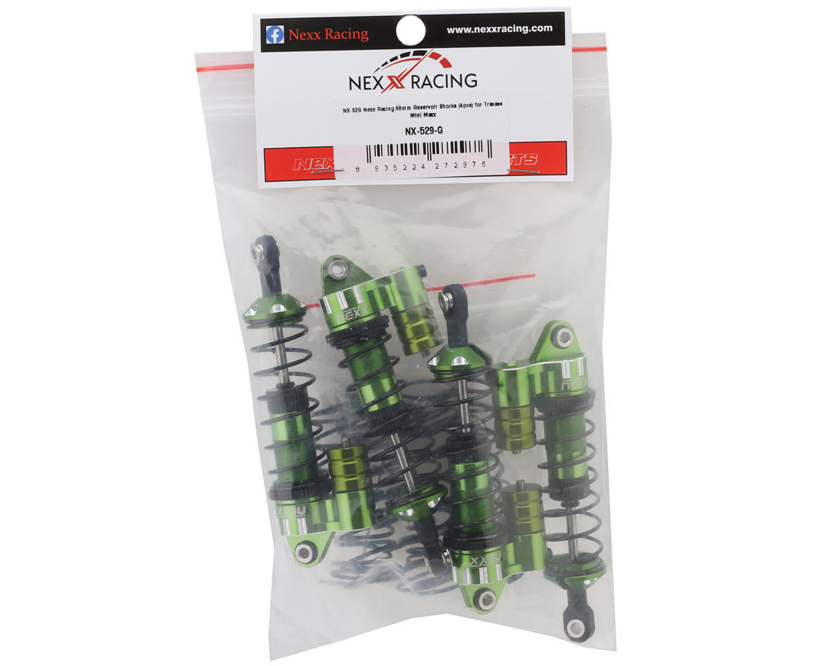 NEXX Racing Aluminum Oil-Filled Reservoir Shocks for Traxxas® 4x4 Mini Maxx®