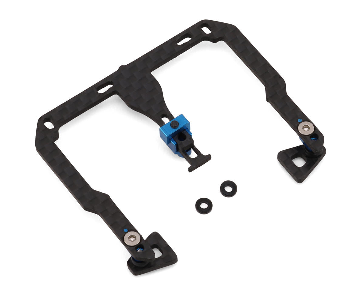 NEXX Racing Team Associated RC28 Carbon Fiber Battery & Center Shock Mount Set