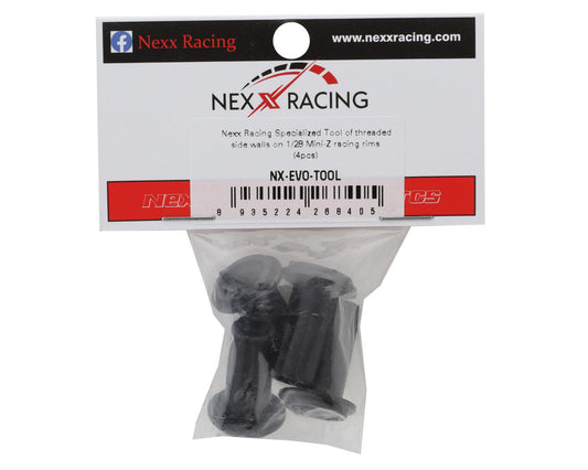 NEXX Racing 1/28 Mini-Z Racing Rims Threaded Side Walls Specialized Tools (4)