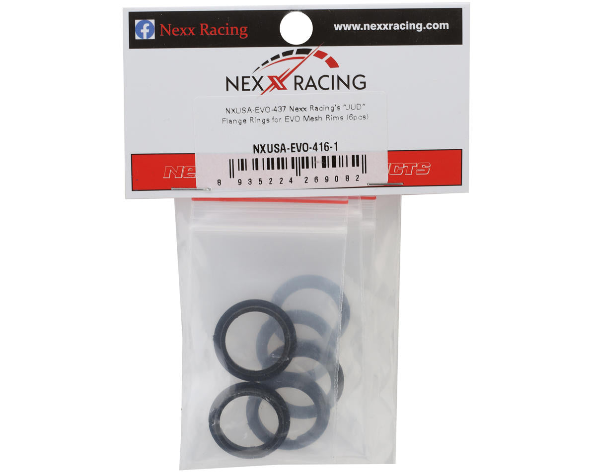 NEXX Racing "JUD" EVO Mesh Flange Wheel Rings Set (21.4/21.6/22) (6)