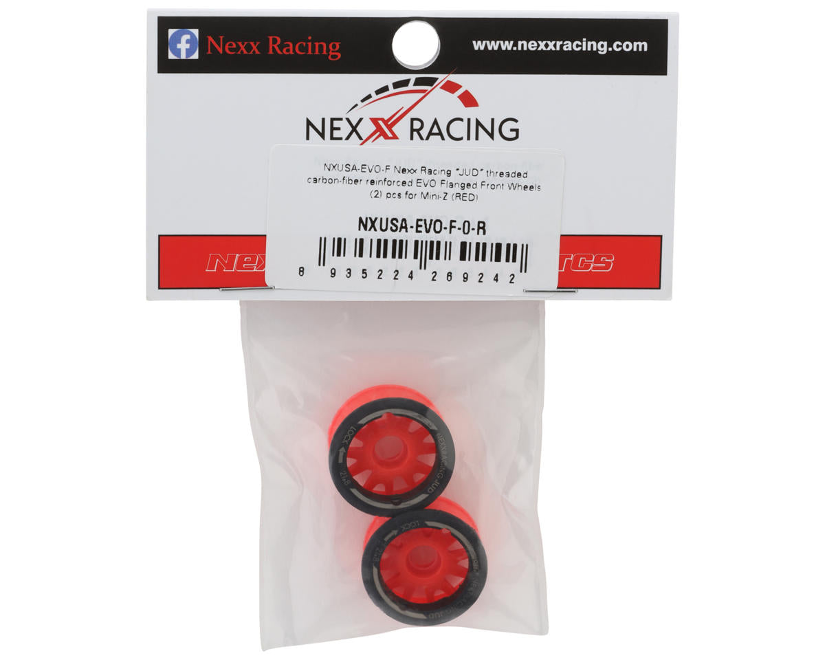 NEXX Racing Mini-Z RWD "JUD" EVO Front Threaded Side-Wall Carbon Fiber Rims