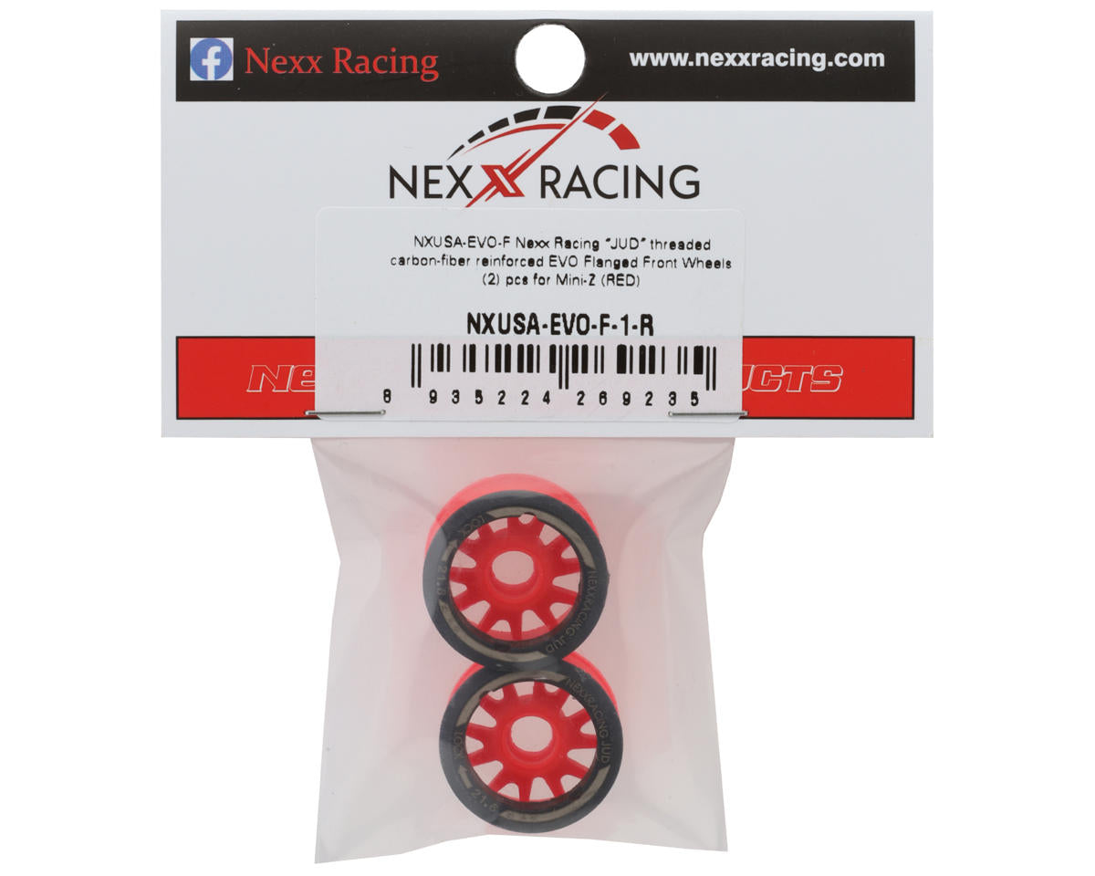 NEXX Racing Mini-Z RWD "JUD" EVO Front Threaded Side-Wall Carbon Fiber Rims