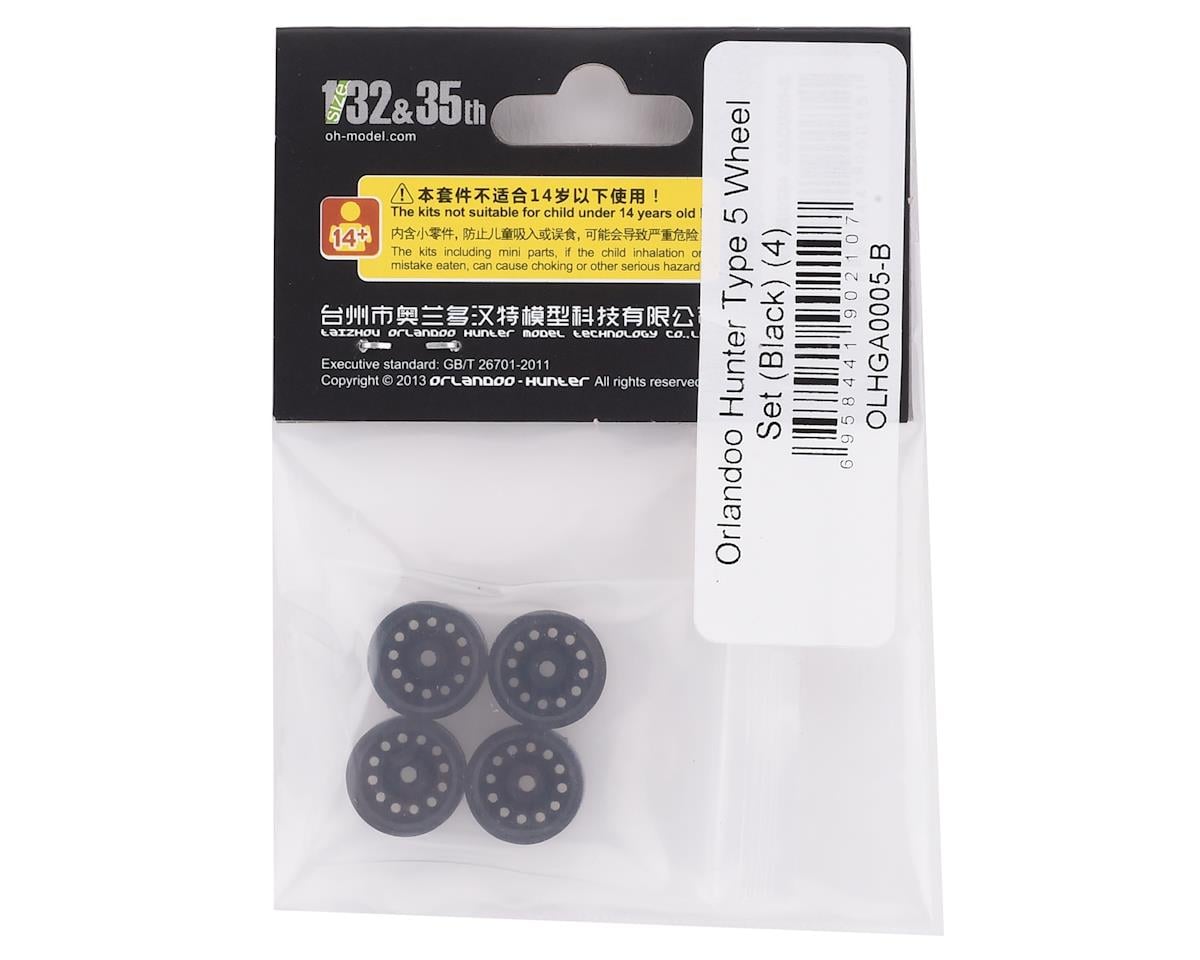 Orlandoo Hunter Type 5 Wheel Set (Black) (4)