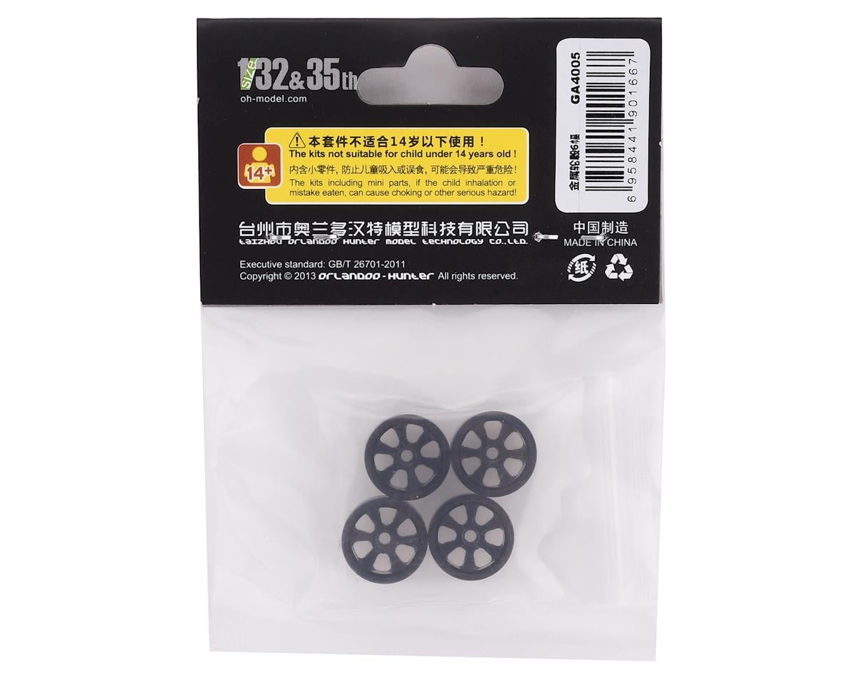 Orlandoo Hunter Aluminum 6 Spoke Wheel Set (Silver) (4)