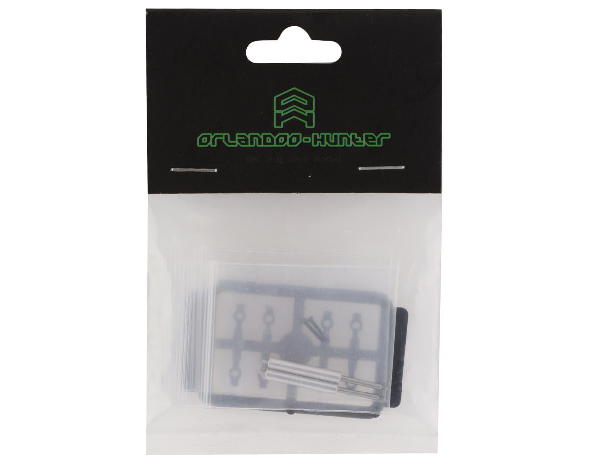 Orlandoo Hunter OH32X02 Alloy Rear Internal Spring Shock Absorbers (Silver) (2)