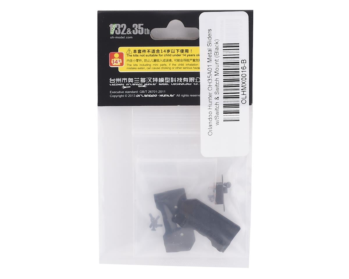 Orlandoo Hunter OH35A01 Aluminum Sliders w/Switch & Switch Mount (Black)
