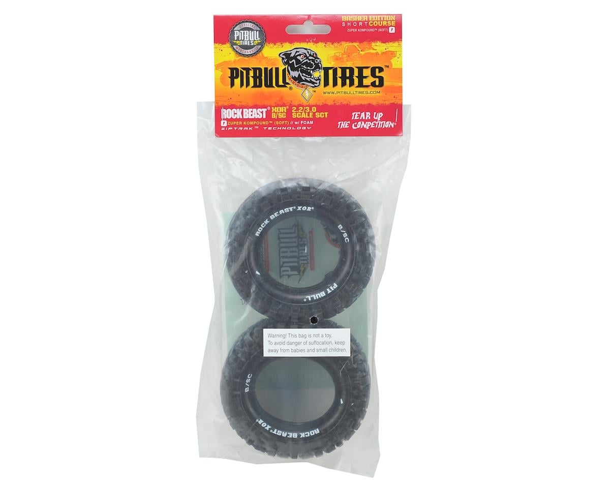 Pit Bull Tires Rock Beast XOR 2.2/3.0" SC Tires (2) (Zuper Duper)