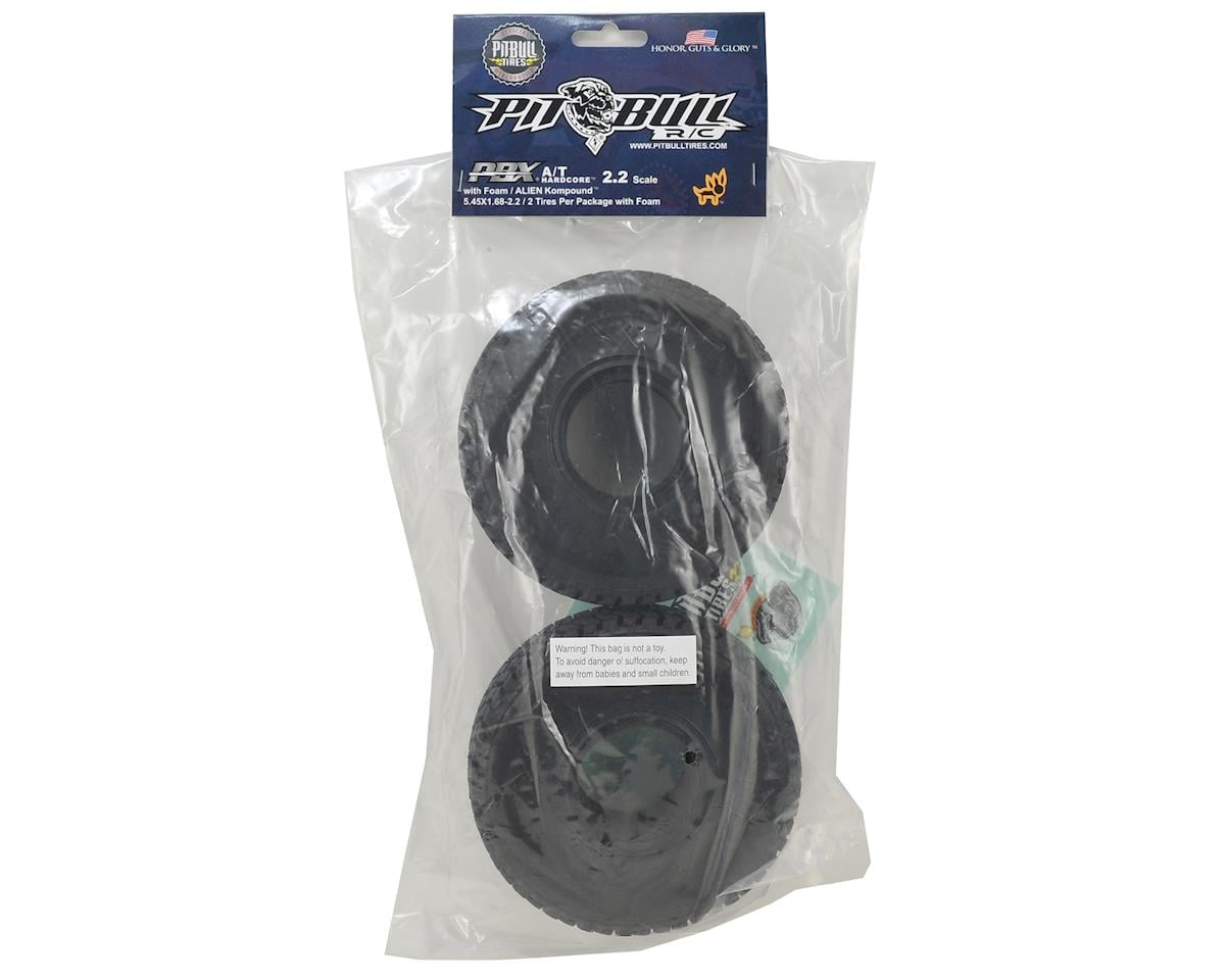 Pit Bull Tires PBX A/T Hardcore 2.2 Scale Crawler Tires w/Foam (2) (Alien)