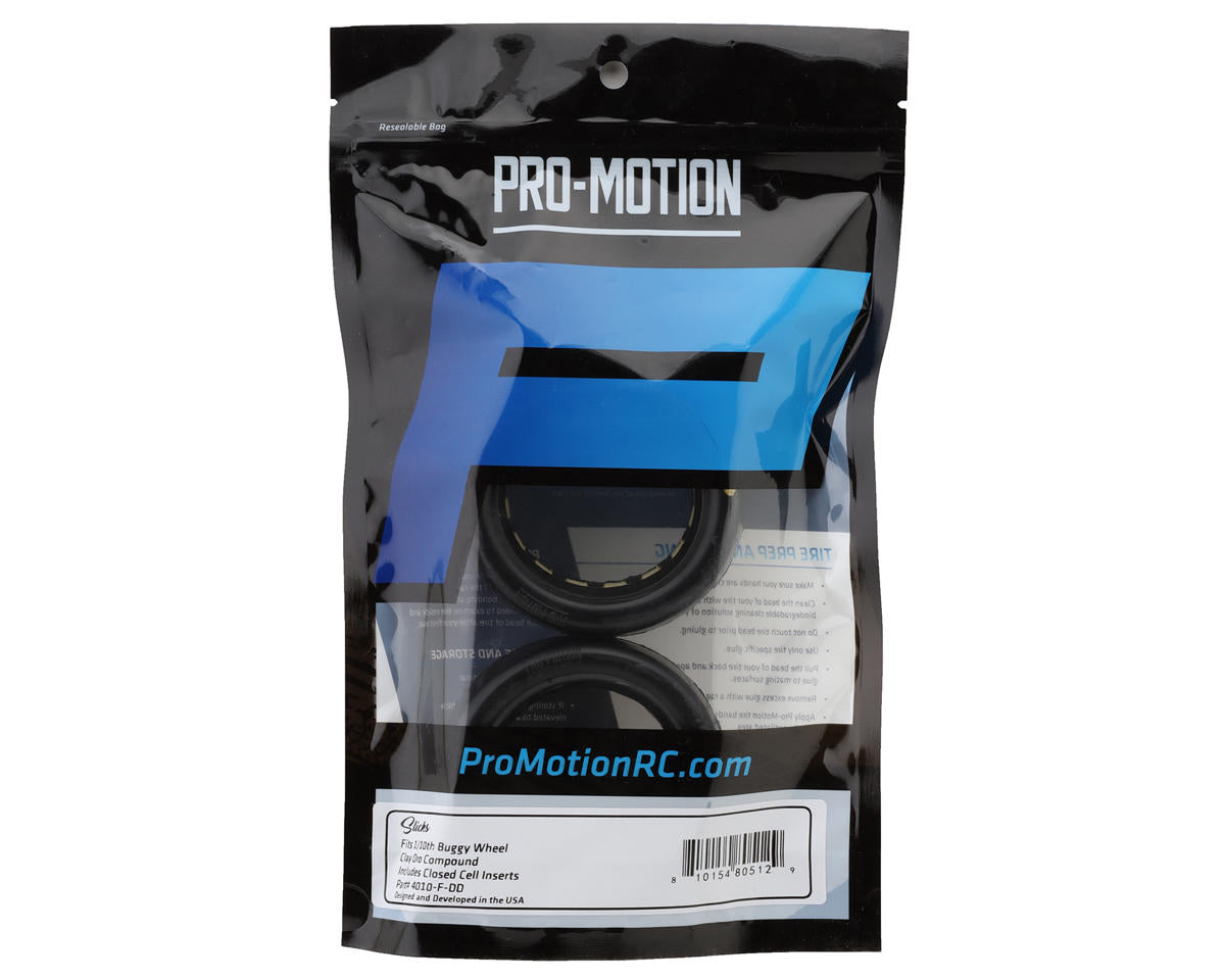 Pro-Motion Slicks 2.2'' Front Buggy 2WD/4WD Slick Tires (2) (Double Dot)