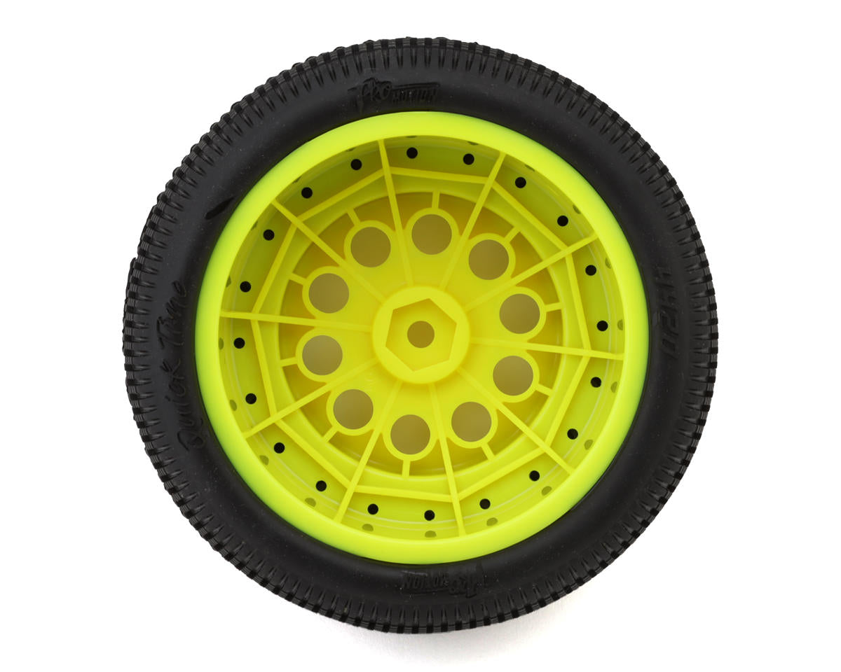 Pro-Motion Quicktime SCT 2.2" Short Course Pre-Mounted Tires (Yellow) (2) (T1)