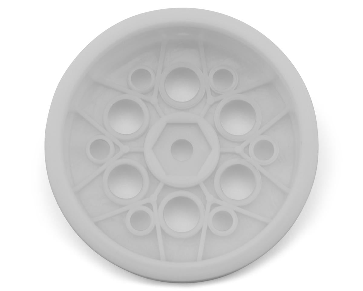 Pro-Motion 2.2" Magnum Front 1/10 Dirt Oval Wheels (White) (4) w/12mm Hex