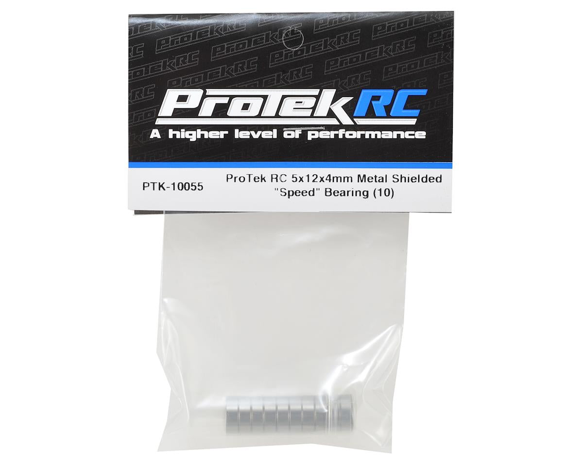 ProTek RC 5x12x4mm Metal Shielded "Speed" Bearing (10)