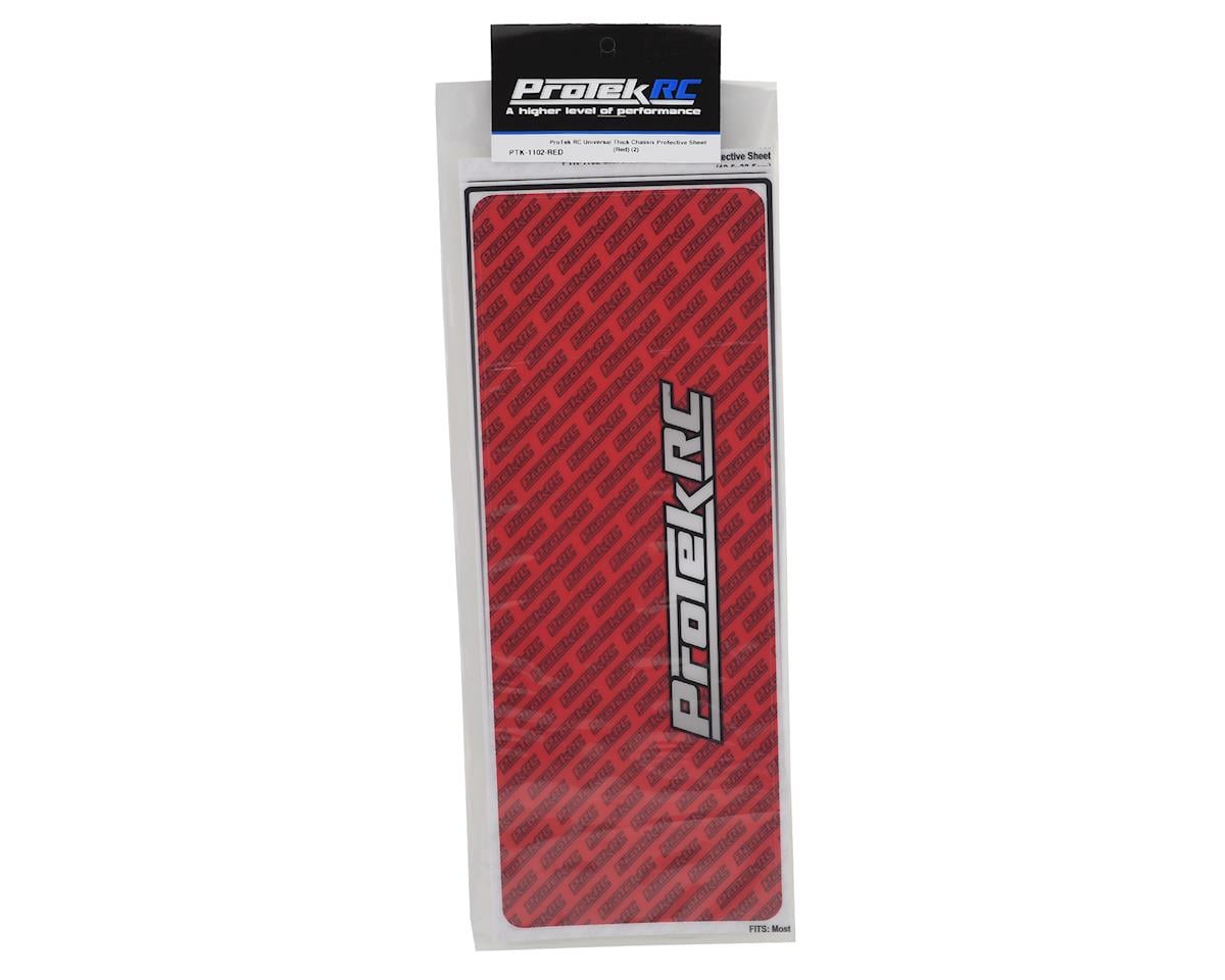 ProTek RC Universal Chassis Protective Sheet (Red) (2)