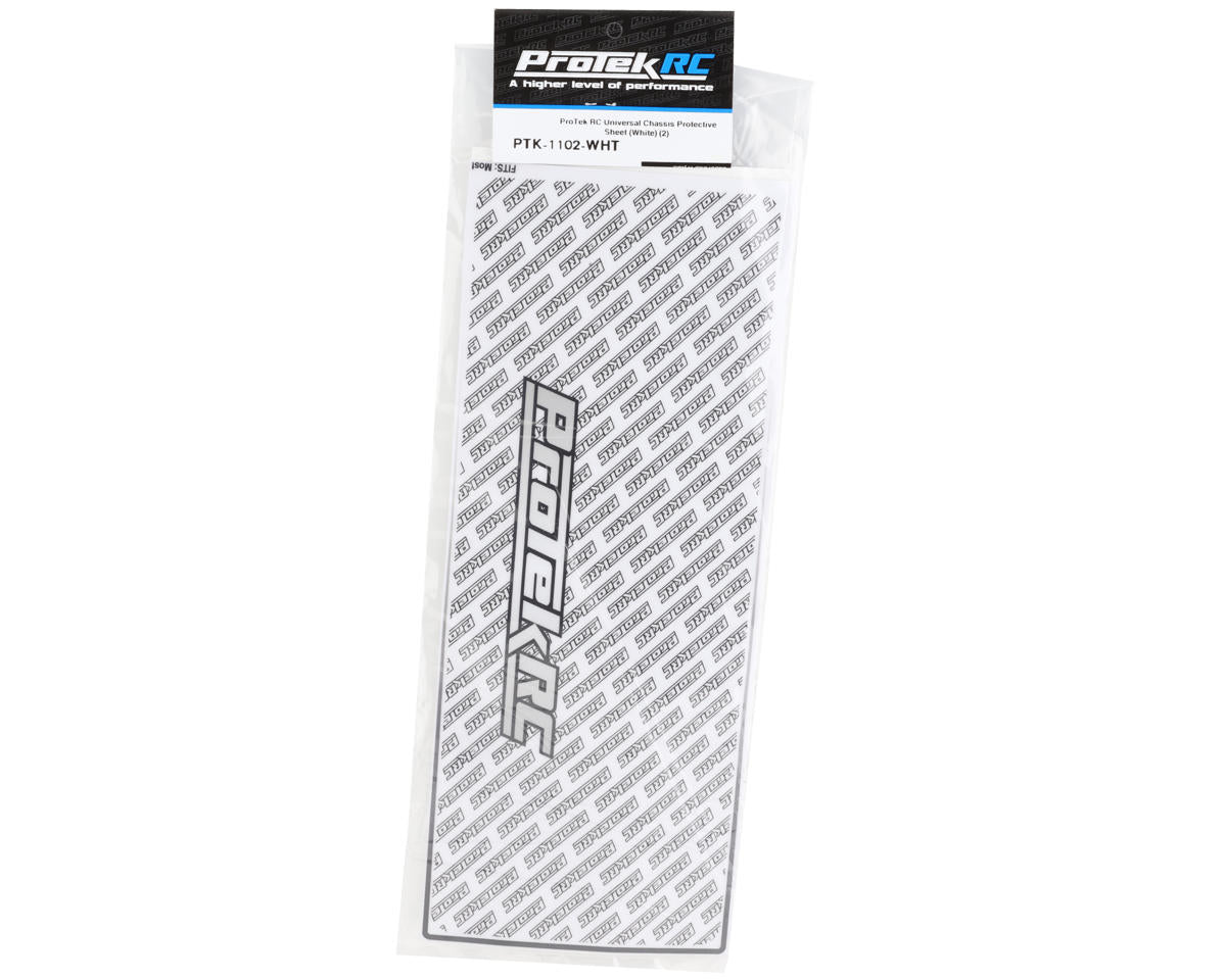 ProTek RC Universal Chassis Protective Sheet (White) (2)