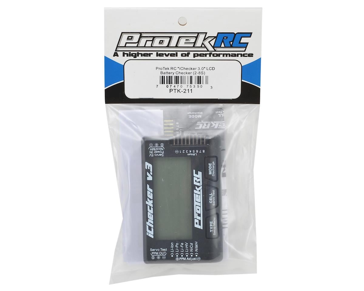 ProTek RC "iChecker 3.0" LCD LiPo Battery Cell Checker (2-8S)