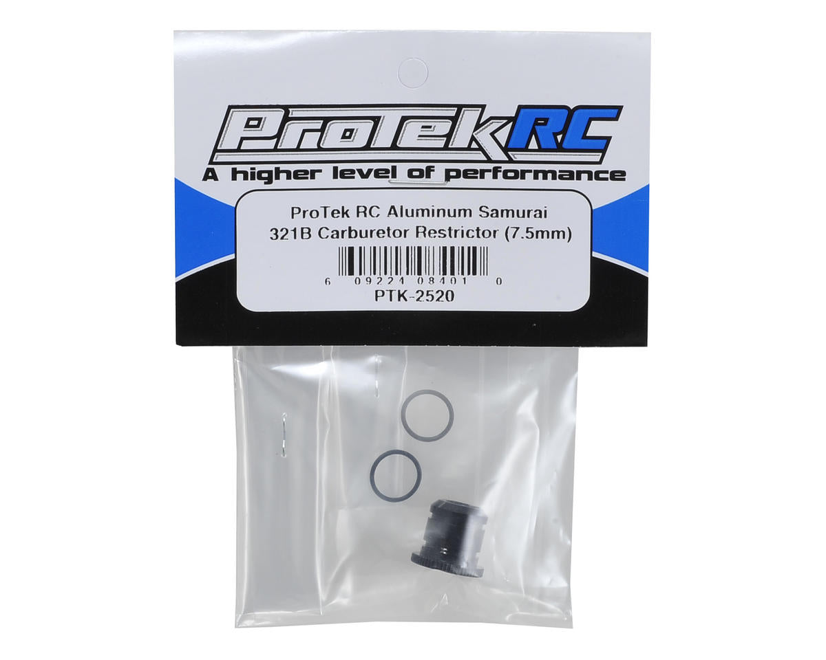 ProTek RC Aluminum Samurai RM, S03 & R03 Carburetor Restrictor (7.5mm)