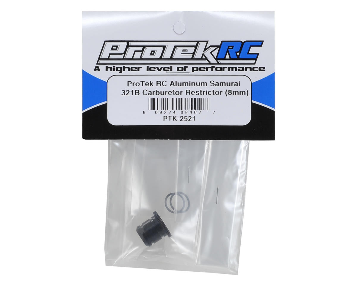 ProTek RC Aluminum Samurai RM, S03 & R03 Carburetor Restrictor (8mm)