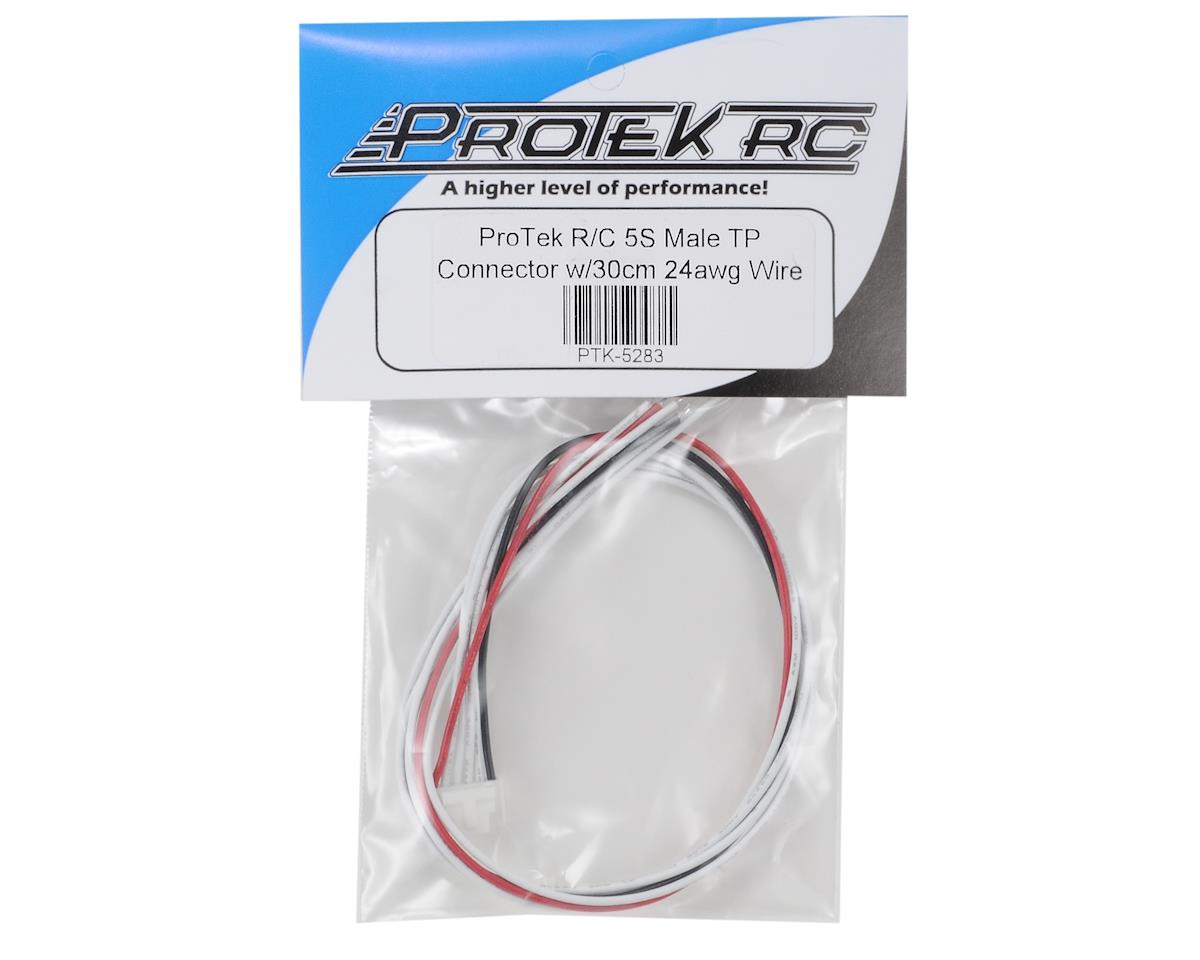 ProTek RC 5S Male TP Balance Connector w/30cm 24awg Wire