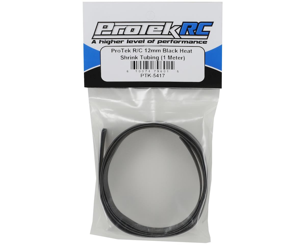 ProTek RC 12mm Black Heat Shrink Tubing (1 Meter)