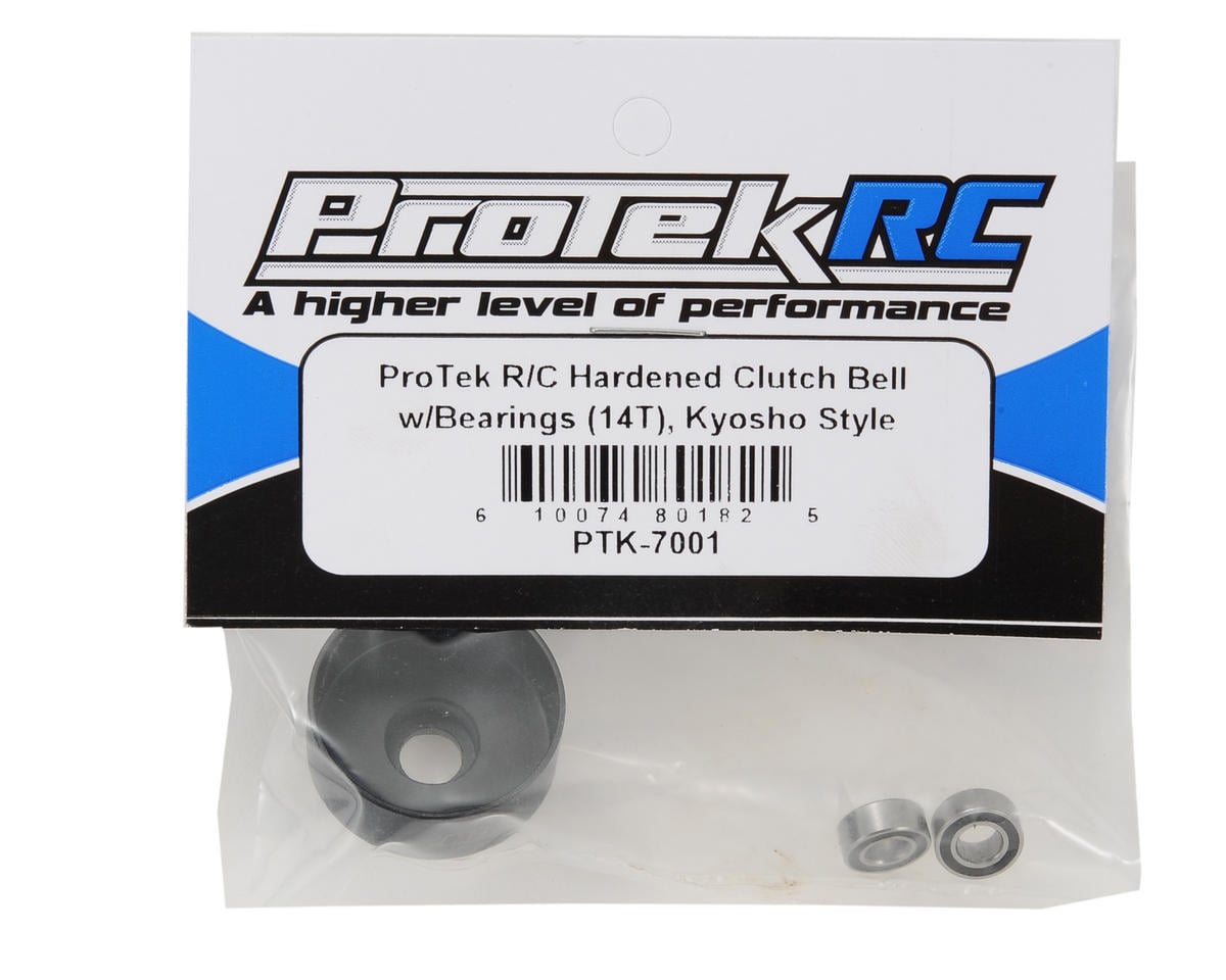 ProTek RC Hardened Clutch Bell w/Bearings (Kyosho/AE 3-Shoe) (14T)