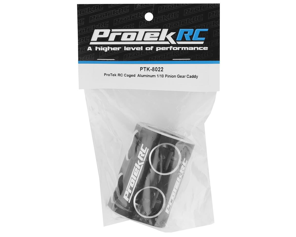 ProTek RC Caged Aluminum 1/10 Pinion Gear Caddy