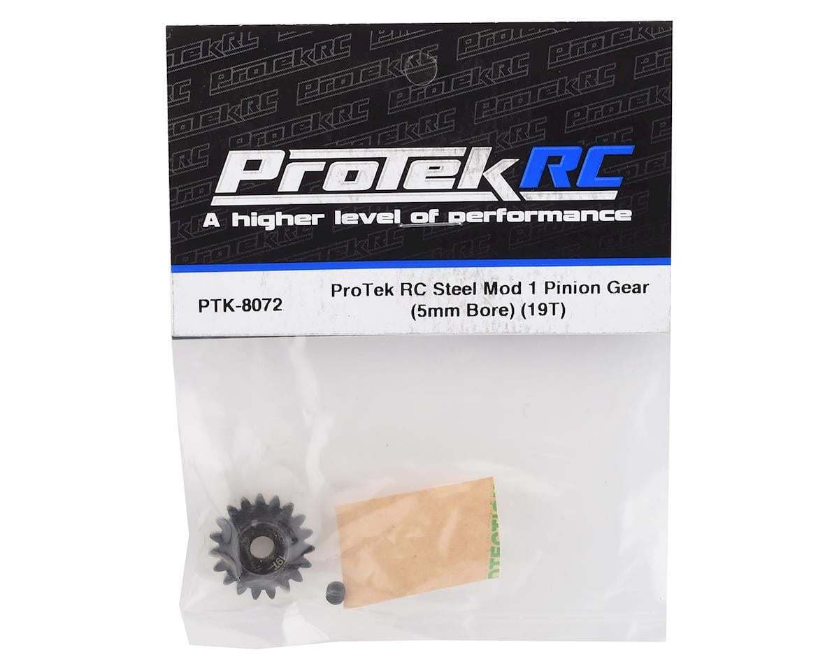 ProTek RC Steel Mod 1 Pinion Gear (5mm Bore) (19T)