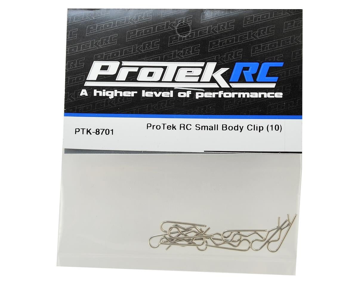 ProTek RC Small Body Clip (10) (1/12 Scale)