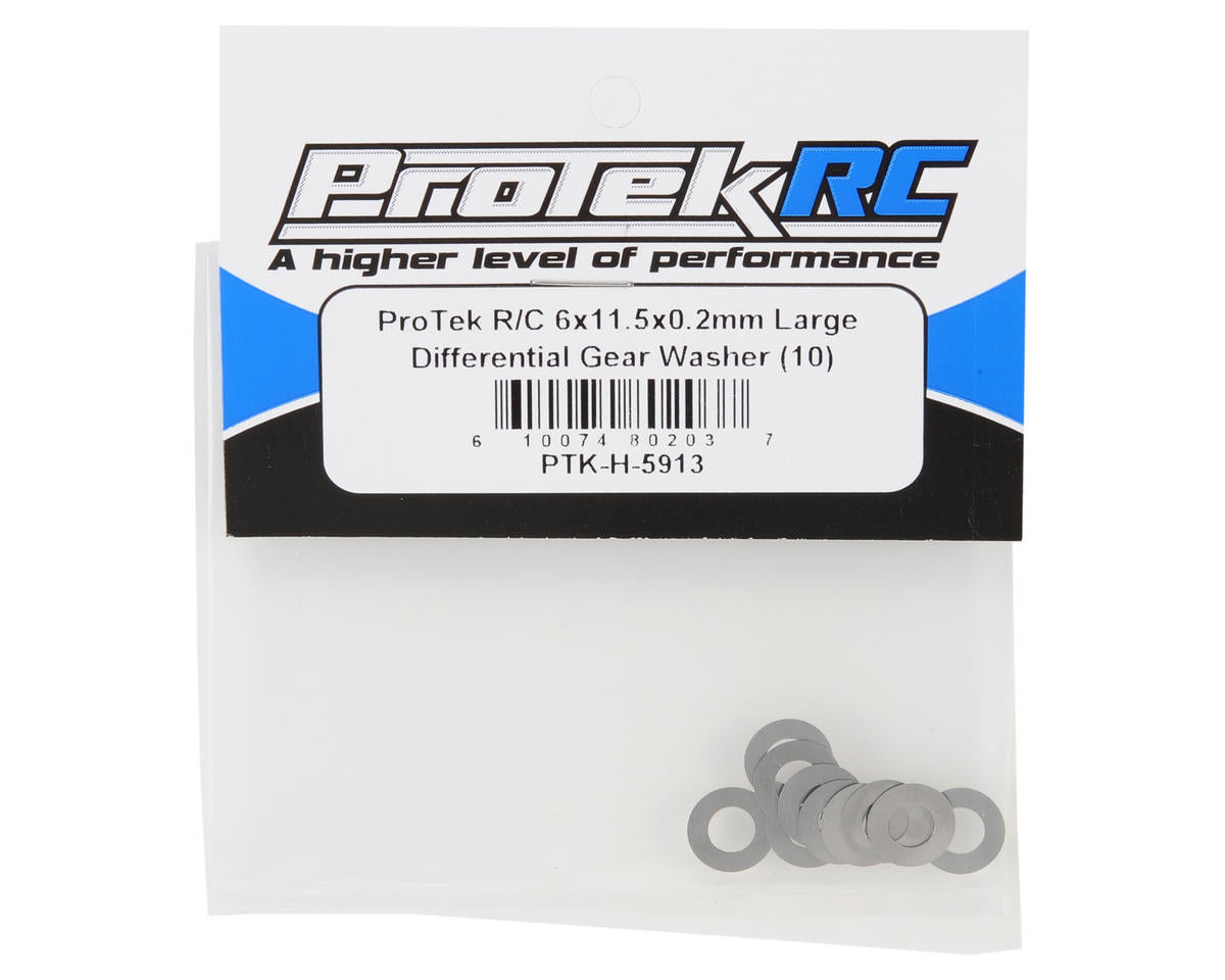 ProTek RC 6x11.5x0.2mm Differential Gear Washer (10)