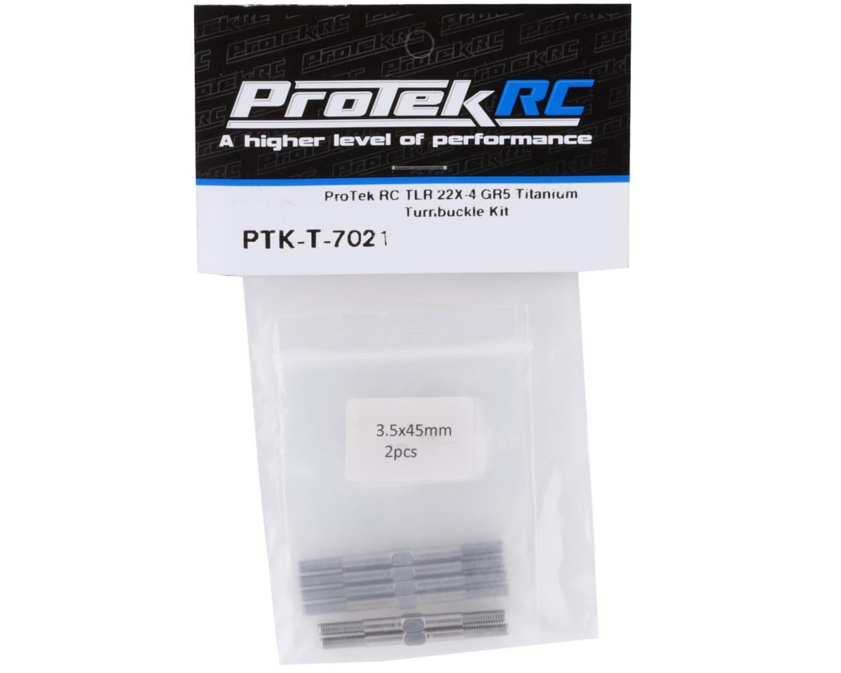 ProTek RC TLR 22X-4 "Grade 5" Titanium Turnbuckle Kit