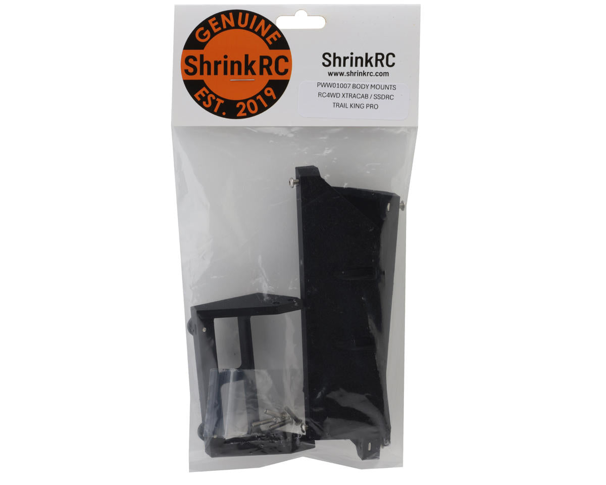 ShrinkRC SSDRC Trail King Pro Body Mounts for RC4WD 1987 Toyota XtraCab Body