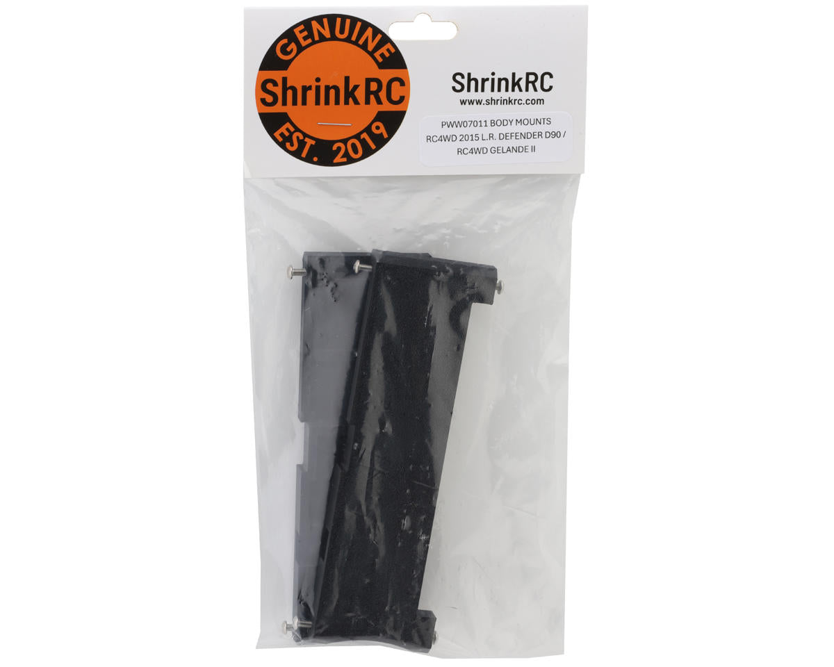 ShrinkRC Gelande II Body Mounts for RC4WD 2015 Land Rover Defender D90 Body