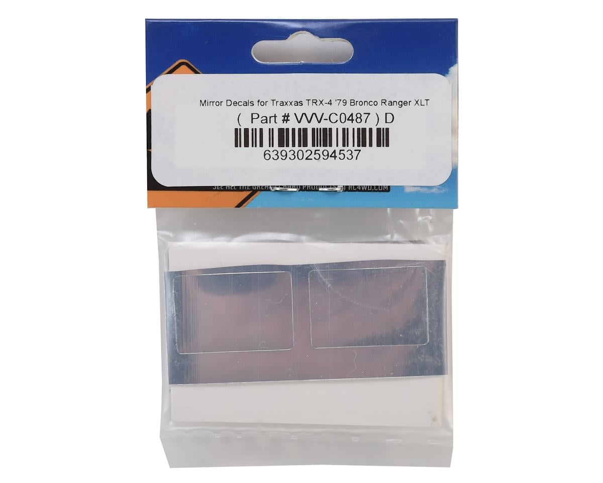 RC4WD CChand Mirror Decals for Traxxas TRX-4 Bronco