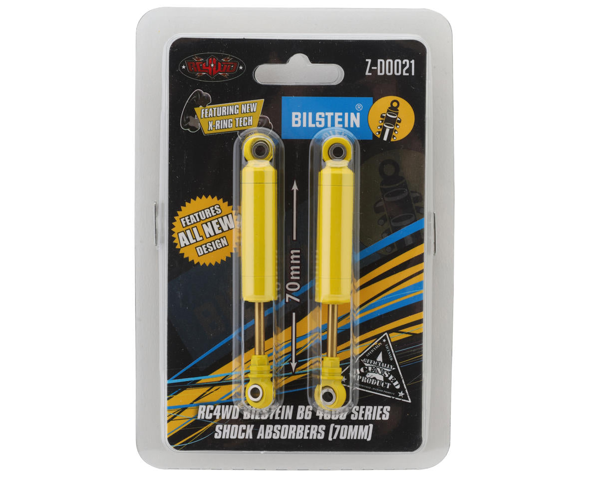 RC4WD Bilstein B6 4600 Series Internal Spring Shocks (Yellow) (70mm) (2)